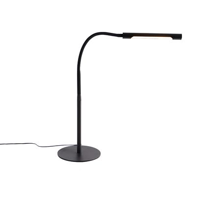QAZQA Design tafellamp zwart incl. LED met touch dimmer - Palka