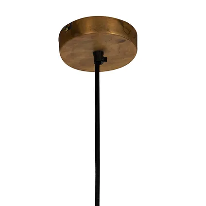 QAZQA Landelijke hanglamp naturel bamboe - Cane Ball 40 9