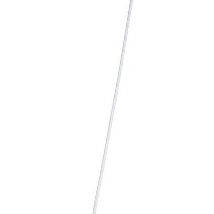 QAZQA Art Deco hanglamp wit met koperen kap 50 cm - Pendel 7