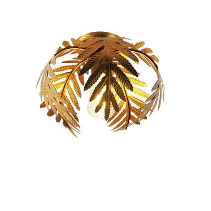 QAZQA Vintage smart plafondlamp goud 24 cm incl. WiFi ST64 - Botanica