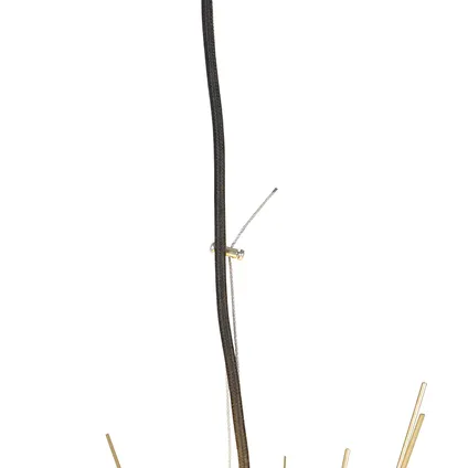 QAZQA Art Deco hanglamp goud 6-lichts - Broom 9