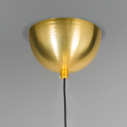 QAZQA Retro hanglamp goud 40 cm - Slice 6