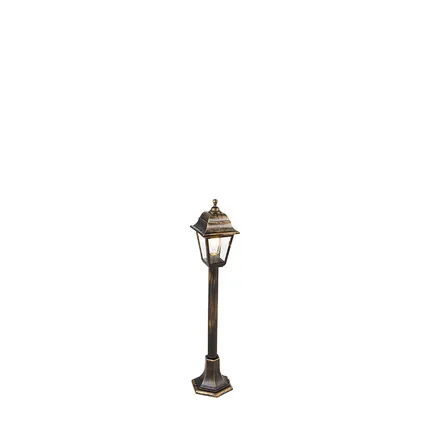 QAZQA Klassieke lantaarn antiek goud 122 cm IP44 - Capital 5