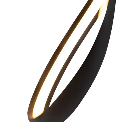 QAZQA Design hanglamp zwart dimbaar incl. LED - Rowana 6