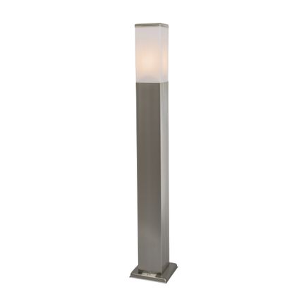 QAZQA Moderne buitenlamp paal staal 80 cm IP44 - Malios