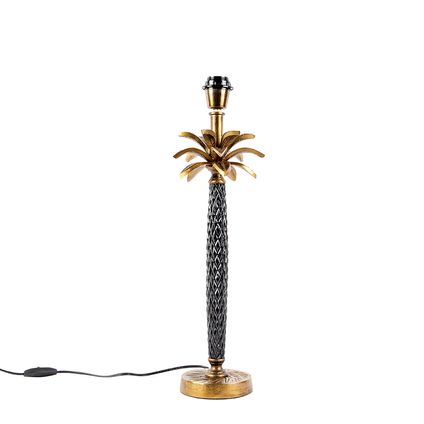 QAZQA Art Deco tafellamp goud zonder kap - Areka
