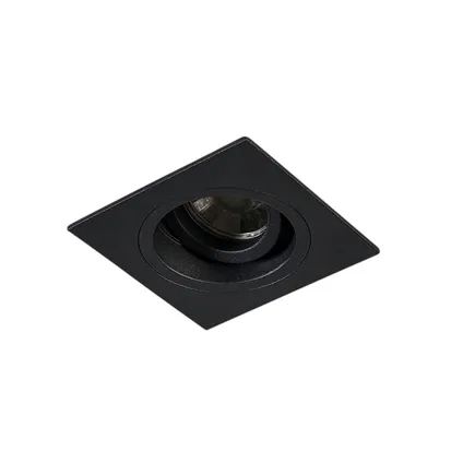 QAZQA Moderne inbouwspot zwart 9,3 cm draai- en kantelbaar - Chuck 6