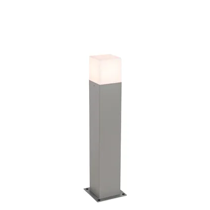 QAZQA Lampe d'extérieur 50 cm grise avec tige de terre et manchon de câble - Danemark 10