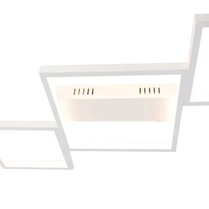 QAZQA Plafondlamp wit incl. LED 3 staps dimbaar 5-lichts - Lejo 5