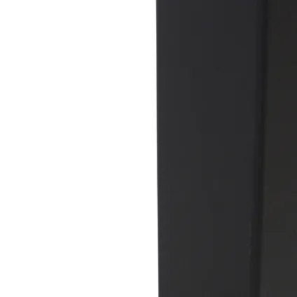 QAZQA Lampe d'extérieur sur pied noire avec abat-jour blanc opale 50 cm - Danemark 6