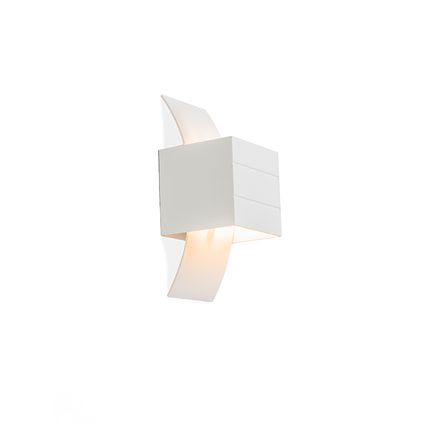 QAZQA Moderne wandlamp wit - Amy