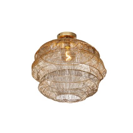 QAZQA Oosterse plafondlamp goud 45 cm - Vadi