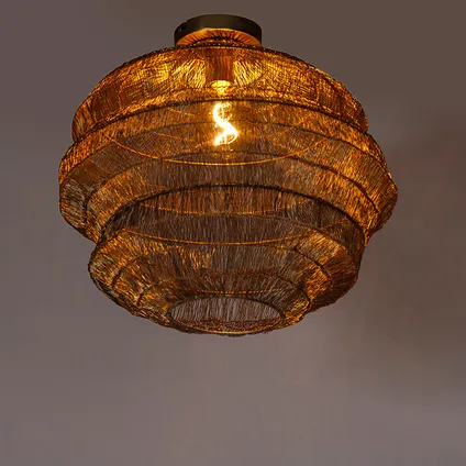 QAZQA Oosterse plafondlamp goud 45 cm - Vadi 10