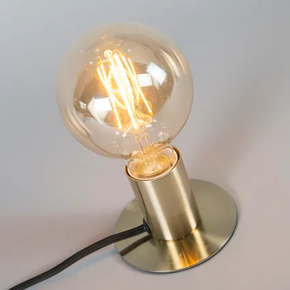 QAZQA Art Deco tafellamp goud - Facil 3