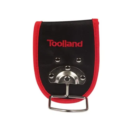 Toolland Porte-marteau pour ceinture, 12.5x 18 x 8 cm, Noir, Nylon