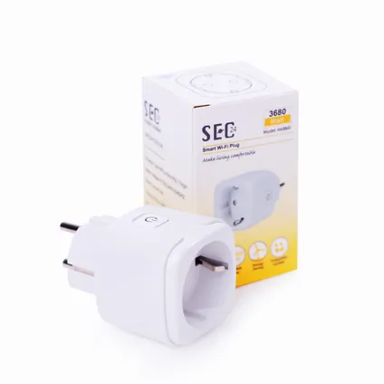 SEC24 HAS860 Slimme stekker WiFi plug met digitale tijdschakelaar 16A - Energiemeter 5