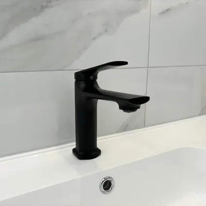 Robinet de lavabo EcoRain Olivia – Noir - Economiseur d'eau 5