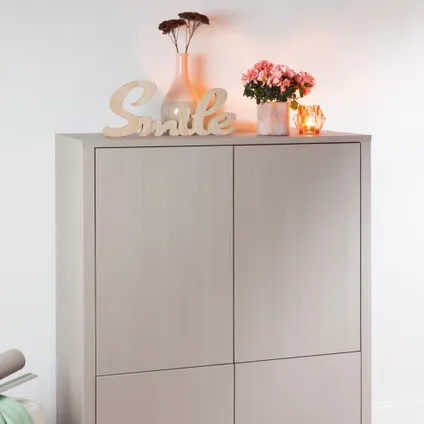 Transform zelfklevende decoratiefolie Luxery wood grijs 67,5x150 cm