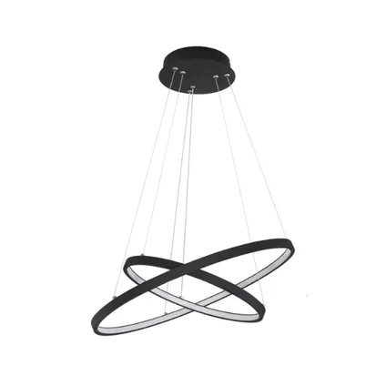 Globo Hanglamp Ralph LED metaal zwart 1x LED 2