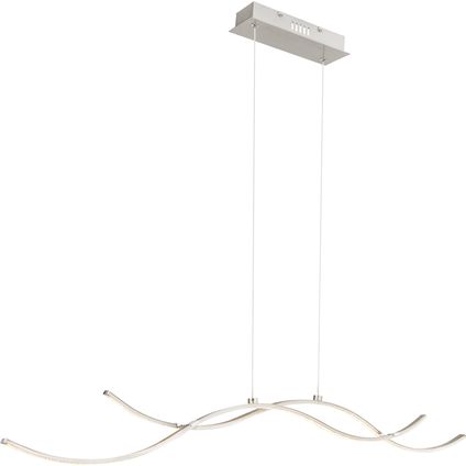 Globo Hanglamp Jorne LED metaal nikkel 1x LED