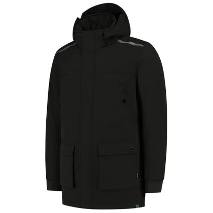 Tricorp winter softshell parka rewear - black - maat L