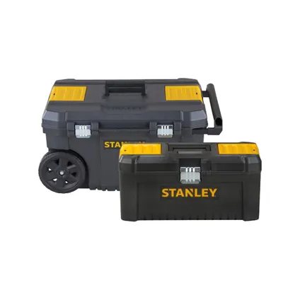Stanley Essential Gereedschapswagen 50L + Koffer 16" 2