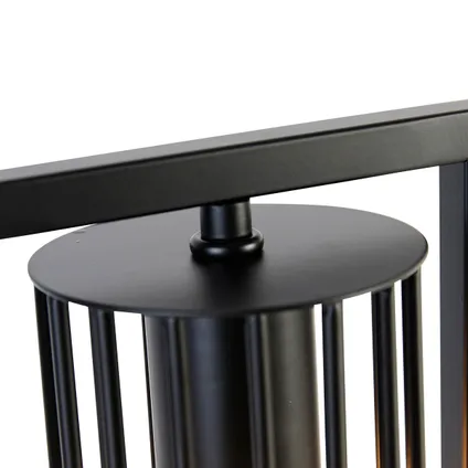 QAZQA Smart moderne tafellamp zwart incl. Wifi ST64 - Balenco Wazo 6