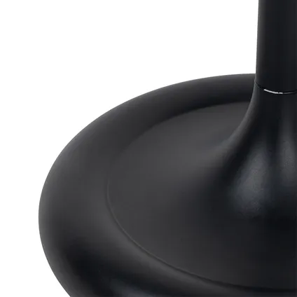 QAZQA Buiten tafellamp zwart incl. LED met touch dimmer oplaadbaar - Sjarel 5