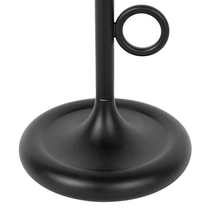 QAZQA Buiten tafellamp zwart incl. LED met touch dimmer oplaadbaar - Sjarel 8