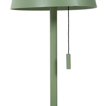 QAZQA Lampe de table d'extérieur verte avec LED dimmable en 3 étapes rechargeable et solaire - Ferre 5