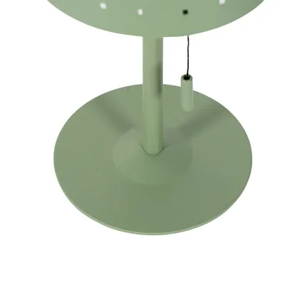 QAZQA Lampe de table d'extérieur verte avec LED dimmable en 3 étapes rechargeable et solaire - Ferre 8