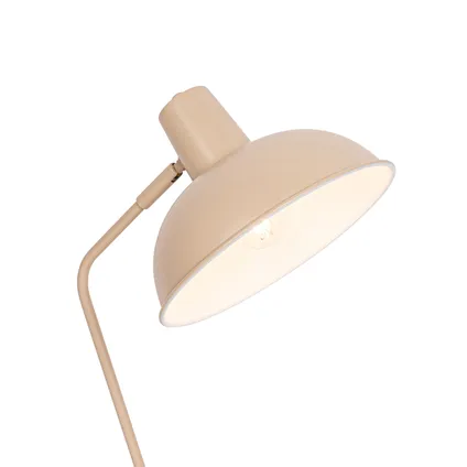QAZQA Retro tafellamp beige - Milou 5