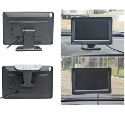HD Parking achteruitrijcamera + 4,3-inch TFT LCD monitor - ARC1 - Zwart 2