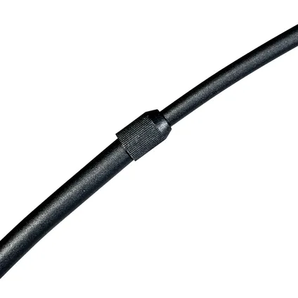 QAZQA Smart moderne booglamp zwart incl. Wifi A60 - Arc Basic 9