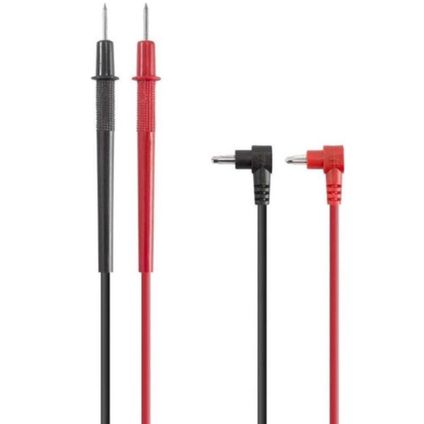 Test kabels voor multimeters - haaks - 80cm