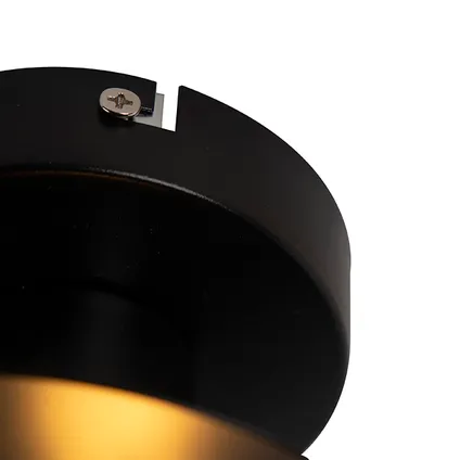 QAZQA Smart plafondlamp met spiraal kap zwart incl. Wifi A60 - Scroll 9