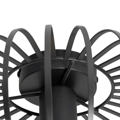 QAZQA Smart plafondlamp zwart 39 cm incl. Wifi G95 - Johanna 9