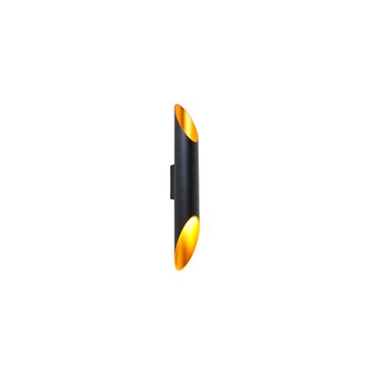 QAZQA Smart wandlamp zwart 5,6 cm incl. 2 Wifi GU10 - Organo
