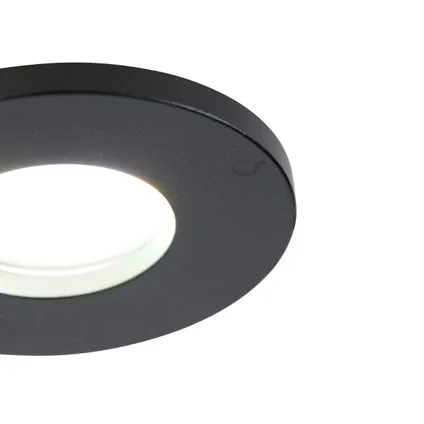 QAZQA Spot encastrable pour salle de bain intelligent noir avec WiFi GU10 - Remise 6