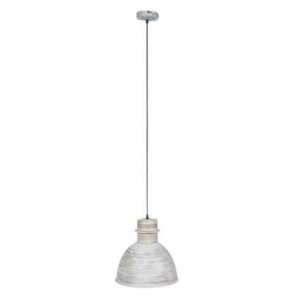 QAZQA Smart hanglamp grijs 30 cm incl. wifi A60 lichtbron - Dory 3