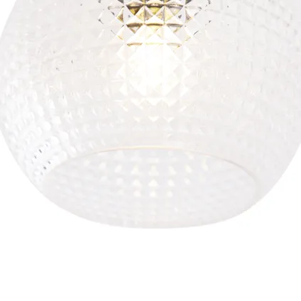 QAZQA Smart Art Deco plafondlamp messing incl. Wifi A60 - Sphere 9