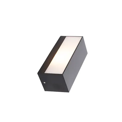 QAZQA Smart moderne wandlamp zwart IP65 incl. Wifi A60 - Houks 10