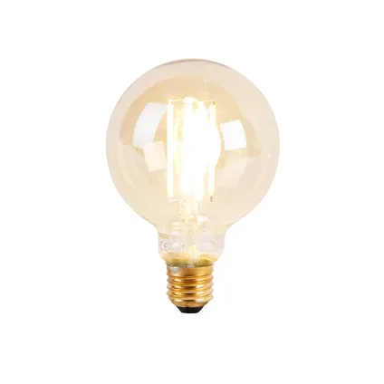 QAZQA Smart plafondlamp goud 39 cm incl. Wifi G95 - Johanna 2