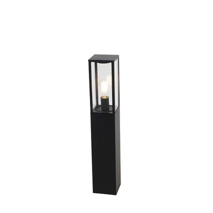 QAZQA Smart staande buitenlamp zwart 80 cm incl. Wifi ST64 - Charlois 2