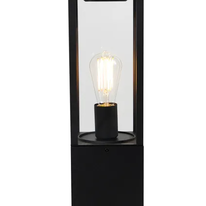 QAZQA Smart staande buitenlamp zwart 80 cm incl. Wifi ST64 - Charlois 7