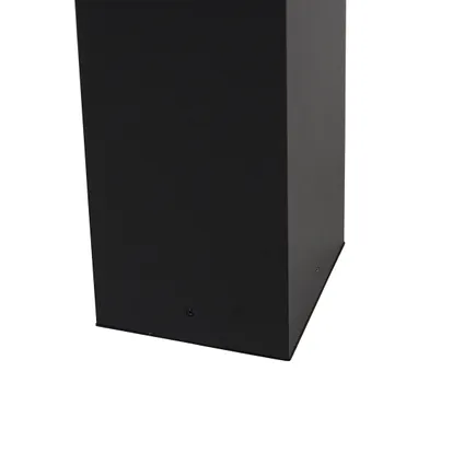 QAZQA Smart staande buitenlamp zwart 80 cm incl. Wifi ST64 - Charlois 9