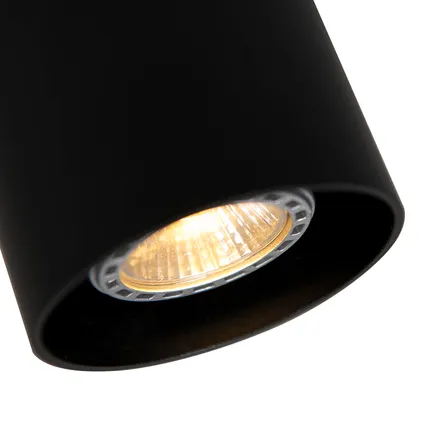 QAZQA Smart zwart goud incl. WiFi GU10 - Tubo 5