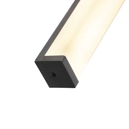 QAZQA Moderne badkamer wandlamp zwart 62 cm IP44 - Cascada 5