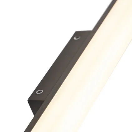 QAZQA Moderne badkamer wandlamp zwart 62 cm IP44 - Cascada 6