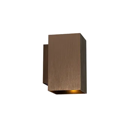 QAZQA Applique moderne carrée en bronze foncé - Sandy 5